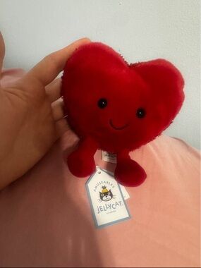 Jellycat Red Heart macaroon Plush